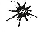 Hyundai Damla Görünümlü  Sticker Damlası Yapıştırma 2 Adet