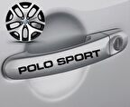 Polo Sport Kapı Kolu Sport Sticker Yapıştırma 8 Adet