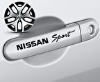 Nissan Sport Kapı Kolu Sport Sticker Yapıştırma 8 Ad
