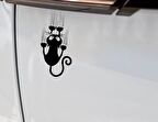 Sevimli Kedi 1 Araba Sticker  Yapıştırma