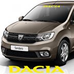 Dacia Ön Cam Araba Sticker Yapıştırma 30CM En