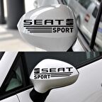 Yan Ayna Seat Araba Sticker Yapıştırma 2 Adet
