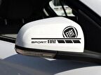 Yan Ayna Fiat Modifiye Sticker Yapıştırma 2 Adet