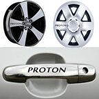 Proton Kapı Kolu Jant Sticker Yapıştırma 8 Ad