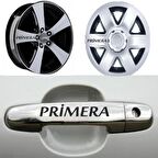 Nissan PRİMERA Kapı Kolu Jant Sticker Yapıştırma 8 Ad