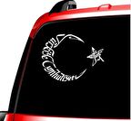 Türkiye Cumhuriyeti ve Atatürk Sticker Oto Sticker