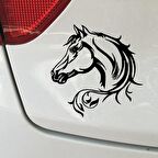 At Deseni Sticker Araba Yapıştırma