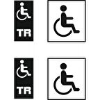 Engelsiz Sticker Plaka Tipi Yapıştırması