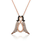 925 Ayar Gümüş Sonsuz Melek Kadın Gümüş Kolye PT2610716 (599599)