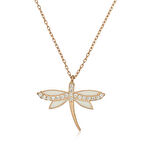 925 Ayar Gümüş Yusufçuk Kadın Gümüş Kolye T6525 (599599)