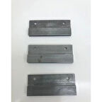 3'lü Paket Kara Şimşek Çelik Slim İnce Kesme Yedek Bıçak