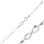 925 Ayar Gümüş Sonsuzluk Canım Bileklik BR0460137 (599599)