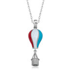 925 Ayar Gümüş Kapadokya Balon Kadın Gümüş Kolye T6988 (599599)