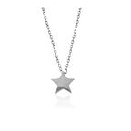 925 Ayar Gümüş Yıldız Kadın Kolye T7572 (599599)