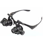 -gözlük Modeli 10x 15x 20x 25x Lens,2led Işıklı,büyüteç