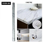 Mermer Desen Folyo Beyaz