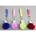Ponponlu Hello Kitty Anahtarlık Alk4247