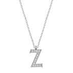 925 Ayar Gümüş Z Harfi Kadın Gümüş Kolye T6703 (599599)