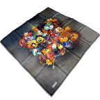 Pierre Cardin Sura İpek Eşarp 37104 Siyah Karışık Desen