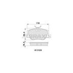 Mercedes Fren Balatası On W201 88>93 W124 88>93 S124 85>93 C124 93>97 A124 93>98 - Braxıs Aa0184