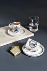 Kütahya Porselen Bone Desire 4 Parça 2 Kişilik Kahve Takımı 12739