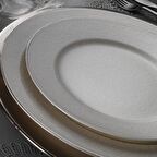 Bone Kalipso 62 Parça 12 Kişilik Klasik Yuvarlak Porselen Yemek Takımı