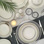 Bone Kalipso 62 Parça 12054 Desenli Yemek Takımı