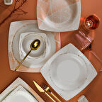 12241 Bone Mare 62 Parça 12 Kişilik Yemek Takımı