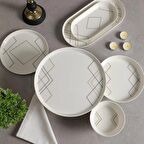 Bone V-Form 26 Parça Yemek Takımı 11688