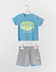 Erkek Çocuk Neon Şortlu Takım NC-124638