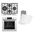 Ferre FLOWART  Serisi Beyaz Set (ED076+ QMS63CB +D064 )