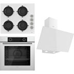 Ferre Statik Cs Serisi Beyaz Set (CS206 + XE61CB +D078 )