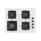 Ferre FLAMEART SC Serisi Beyaz Set (SC406-WFA + XE64CB +D081 ) - 65 cm'lik Kare Döküm Izgara-WOK