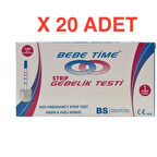 Bebetime Strip Gebelik Testi 20'li