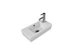 Cerastyle Turkuaz City Tezgah Üstü Lavabo 25*50 Cm (B.Delıgı Sagda)
