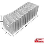 11 Gözlü Çekmece ve Dolap Içi Akordiyon Düzenleyici Organizer S Beden