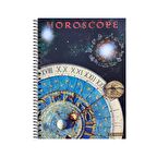 Özgün Horoscope A4 Sert Kapak Spiralli Defter 150 Yaprak Kareli