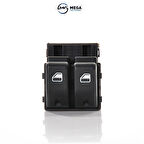 Mega Oto Market Çiftli Sol Cam Düğmesi Anahtarı Fiat Palio 1996- Sonrası ile uyumlu