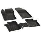 Mega Oto Market 4.5D Havuzlu Oto Paspas Siyah Renk Fiat Egea Cross Araç 2020 ve Üstü ile Uyumlu