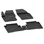 Mega Oto Market 4.5D Havuzlu Oto Paspas Siyah Renk Ford Kuga III Araç 2020 ve Üstü ile Uyumlu