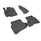 Mega Oto Market 4.5D Havuzlu Oto Paspas Siyah Renk Seat Ibiza 5 Araç 2017 ve Üstü ile Uyumlu