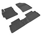 4.5D Havuzlu Oto Paspas Siyah Renk Toyota Auris Araç 2013-2020 Arası ile Uyumlu