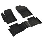 Mega Oto Market 4.5D Havuzlu Oto Paspas Siyah Renk Toyota Corolla Sedan Araç 2019 ve Üstü ile Uyumlu