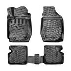 Rizline 3D Oto Paspas Siyah Renk Toyota Avensis 2009 - Sonrası ile uyumlu