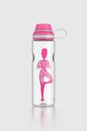 Renga Ege Yoga Desenli 750 ml Tritan Matara 912067 Fuşya