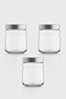 Renga Voca 900 ml Metal Kapaklı 3'lü Cam Kavanoz Seti 131003
