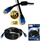 Inca IMHD-150T 15 Metre 4K 1,4 V 3 D Altın Uçlu HDMI Kablo
