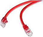 FLAXES FNK-615K 15 METRE CAT6 (PATCH) NETWORK KABLOSU KIRMIZI