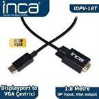 INCA IDPV-18T 1,8m DISPLAY PORT=--VGA KABLO