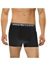 Seher Yıldızı Erkek Pamuklu Likralı Boxer 6 Lı Paket